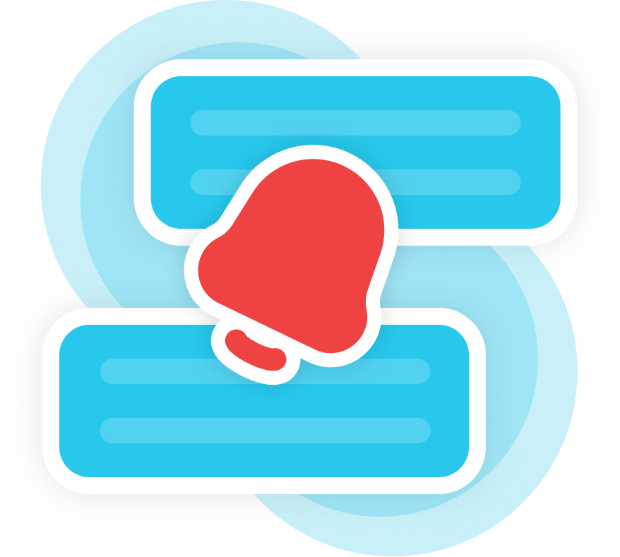 Alerts and contacts icon