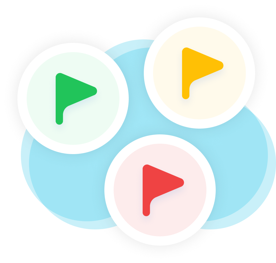 Flag new contacts icon